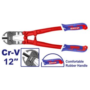 Tijera cortaperno 300mm INDUSTRAL Cr-v mango TPR EMTOP EBCR1201