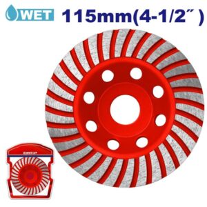 Disco Copa turbo segmentada 115mm x 22mm EMTOP EDGH011151