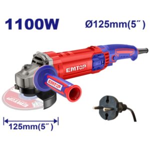 Amoladora 125mm 1100W-220V-12000rpm EMTOP EAGR11053