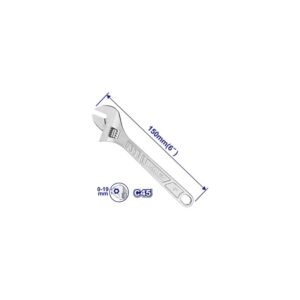 Llave ajustable 6 pul apertura 19mm EMTOP EAWH130622