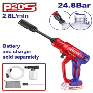 Hidrolavadora 20V 24,8 Bar EMTOP ELPW2036