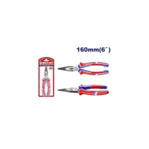 Pinza de punta 1/2 caña 160mm Ac.Carbono EMTOP EPLRL0611