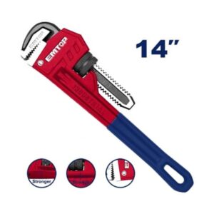 Llave para caño Stilson INDUSTRIAL 350mm max.50mm EMTOP EPWH1401