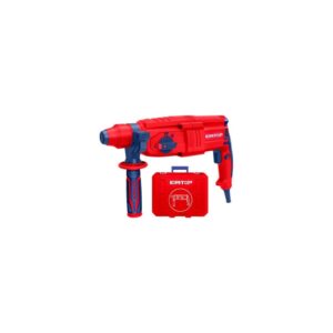 *Martillo SDS+ 800W 1100rpm 4000bpm 2,5J Valija, carbon, mecha y cincel  EMTOP ERHRL801-4