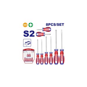 Juego de destornilladores S2-Magnetic 8 pz Industrial EMTOP ESST0821