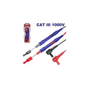 Juego de puntas para tester CAT III 1000V-1MT SUPER EMTOP ETLE31001