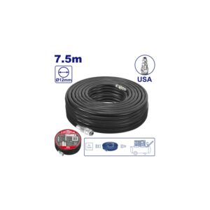 MANGUERA PVC PARA NEUMATICA CON ACOPLES 6X12MM  7.5METROS