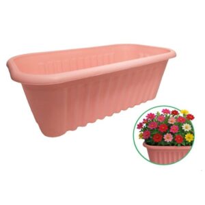 Maceta jardinera color 35cm  - Aprox rectangular