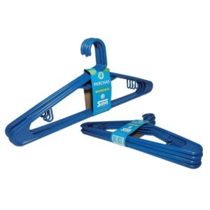 Percha plastica reforzada SINA - Pack x 4 unid