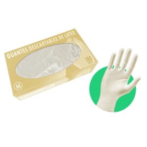 *GUANTES LATEX DESCARTABLES CAJA