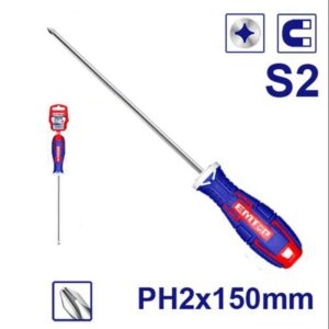 DESTORNILLADOR PHILLIPS INDUSTRIAL IMANTADO S2 PH2 X 150