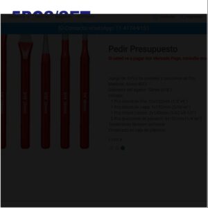 Juego de punzones y cincel 5 unid TOP VALUE EMTOP EMCC8395