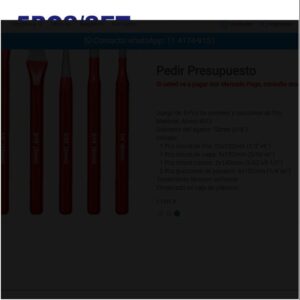 Juego de punzones y cincel 5 unid TOP VALUE EMTOP EMCC8395