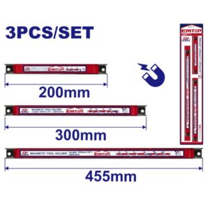 Set portaherramientas magentico 3 pzs EMTOP EMHH4603