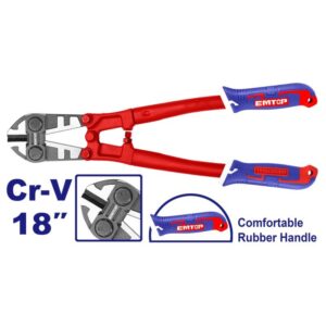 Tijera cortaperno 450mm INDUSTRAL Cr-v mango TPR EMTOP EBCR1801