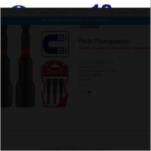 Set x 3u boquilla magnetica alto impacto 12mm-1/4 hex x 65mm EMNS1232 ( POR UNIDAD)