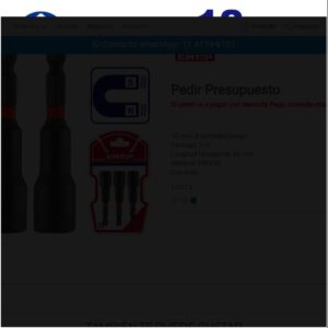 Set x 3u boquilla magnetica alto impacto 12mm-1/4 hex x 65mm EMNS1232 ( POR UNIDAD)