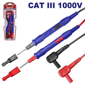 Juego de puntas para tester CAT III 1000V-1MT SUPER EMTOP ETLE31001