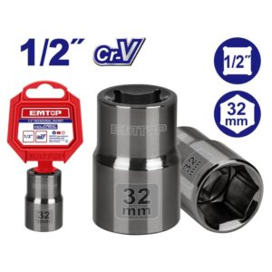 Tubo hexagonal Cr-V enc 1/2 32mm  ESCT12321