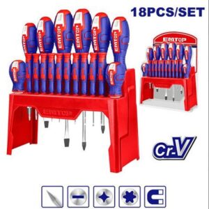 Set de destornilladores 18pzs EMTOP ESST1802 (OFERTA)