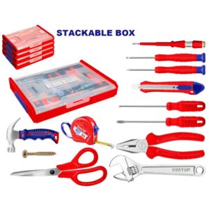 Set de herramientas 51 pzs en box EMTOP EHTSV01H51