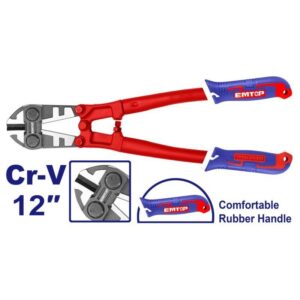 Tijera cortaperno 300mm INDUSTRAL Cr-v mango TPR EMTOP EBCR1201