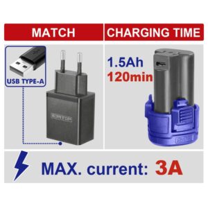 CABLE PARA CARGADOR USB-C CARGA MAX 3 AH EMTOP