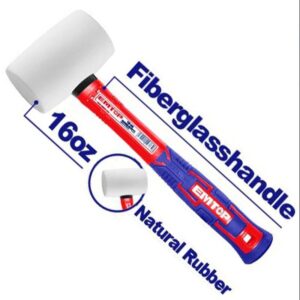 Maza de caucho natural 450grs EMTOP EHAMRH1602