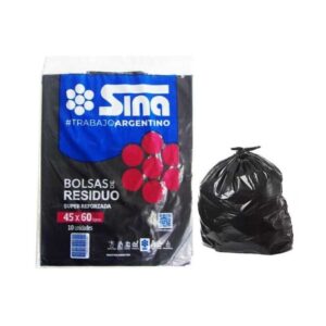 Bolsa residuo maxi 45x60cm - Aprox.reforz. 10 uni