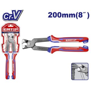 Tenaza 200mm corte entero INDUSTRIAL Cr-v EMTOP  EPLRR0821