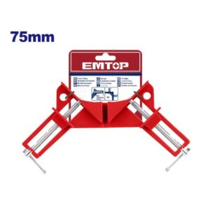 Escuadra prensa 75mm a 90° aluminio alloy EMTOP EMACC353 Emtop